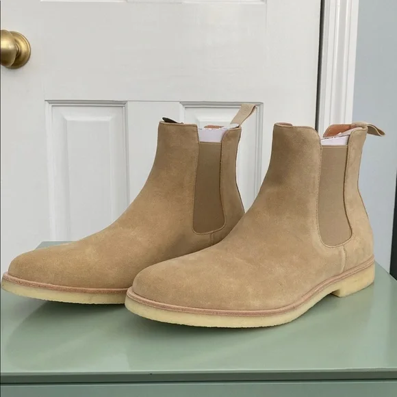 New Republic / NWT Men’s Suede Chelsea Boots / Tan / 10 - Picture 3 of 15
